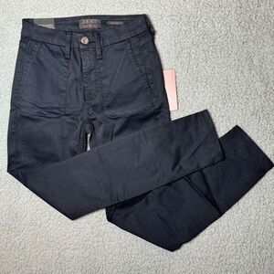 Jen7‎ by 7 For All Mankind Ankle Skinny Mid Rise Sculpting Black Jeans Sz 0 NWT